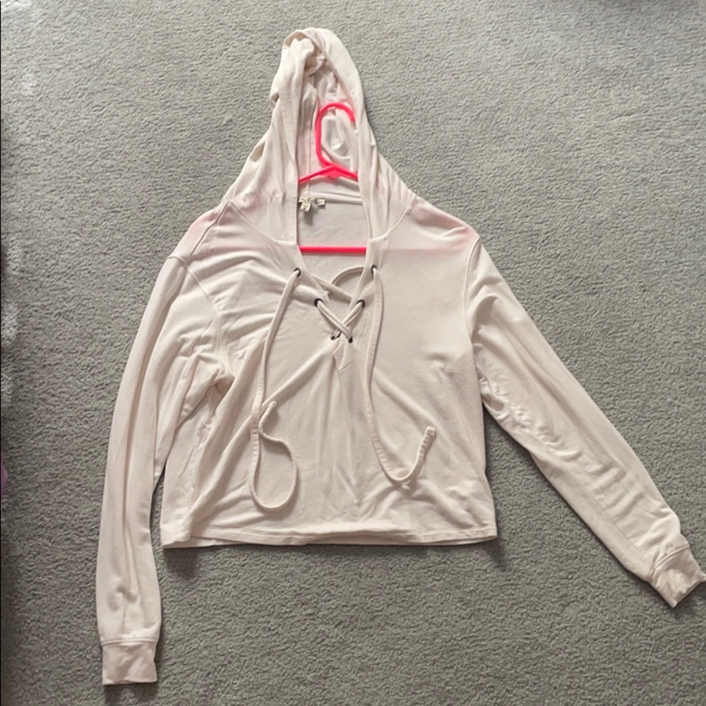 Express cropped hoodie